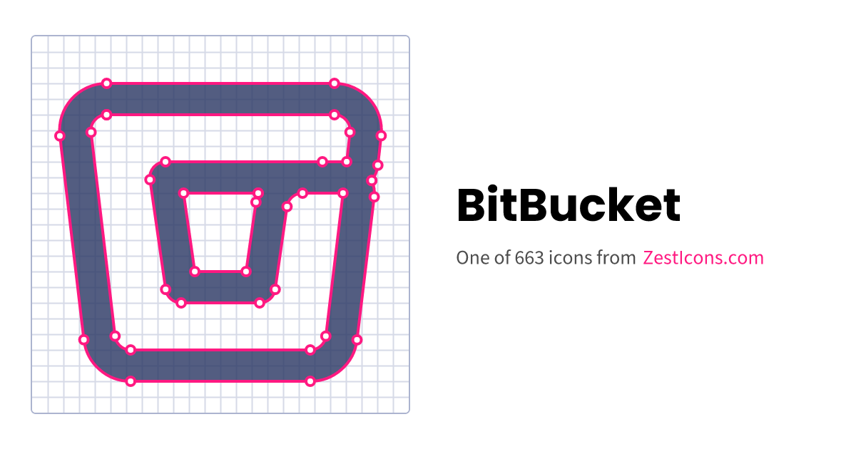 Bitbucket Icon | Zest Icons