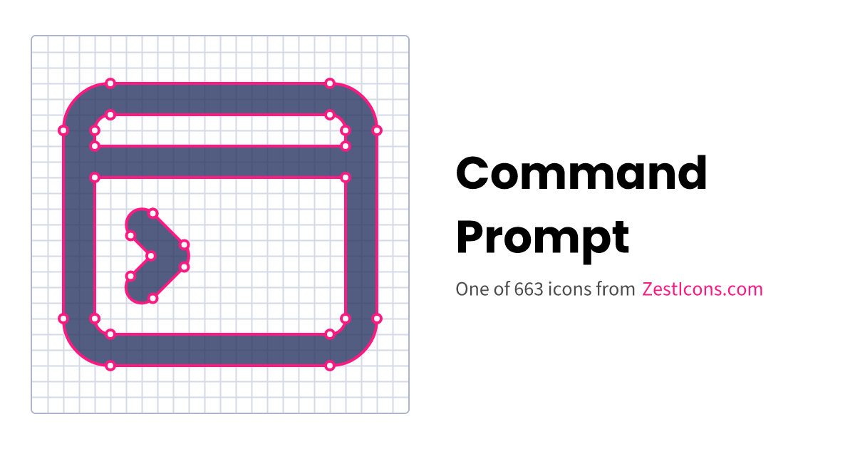 Command-prompt Icon | Zest Icons