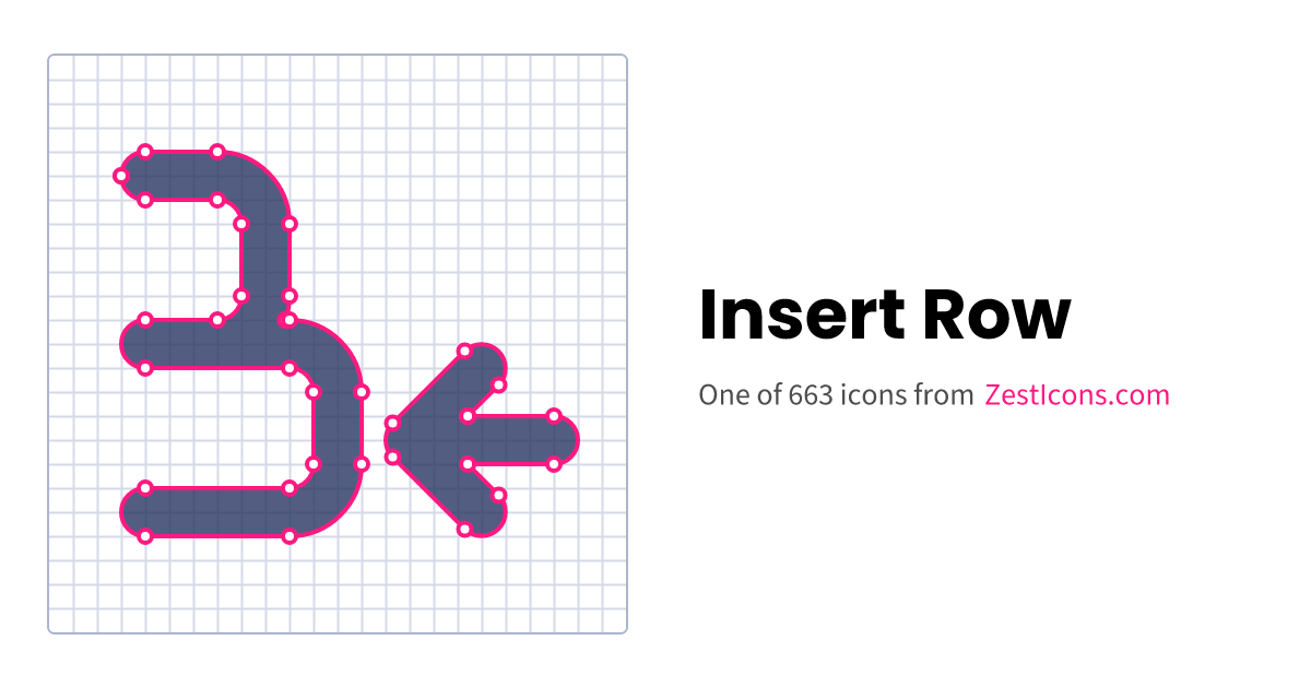 Insert-row Icon | Zest Icons