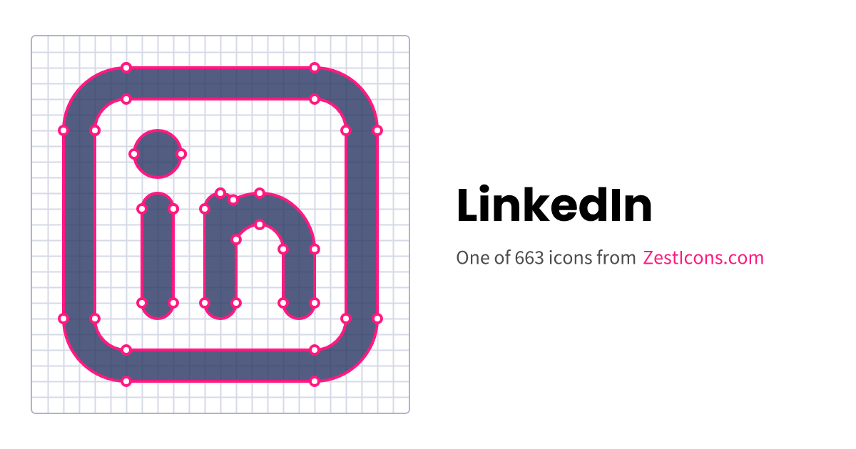 Linkedin Icon | Zest Icons