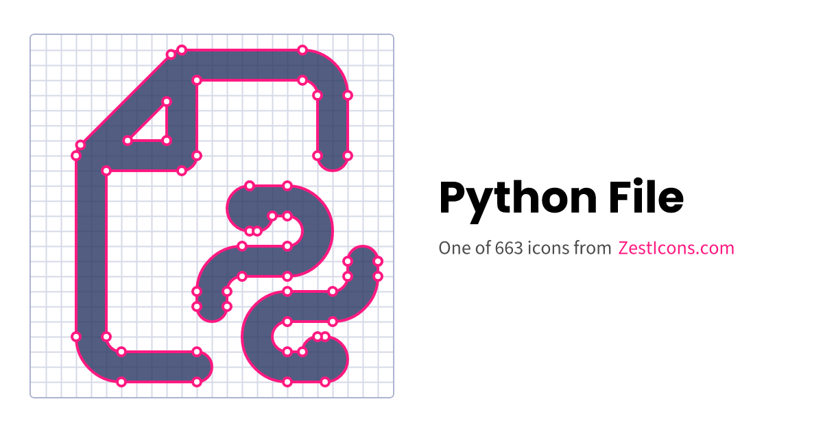 Python-file Icon | Zest Icons